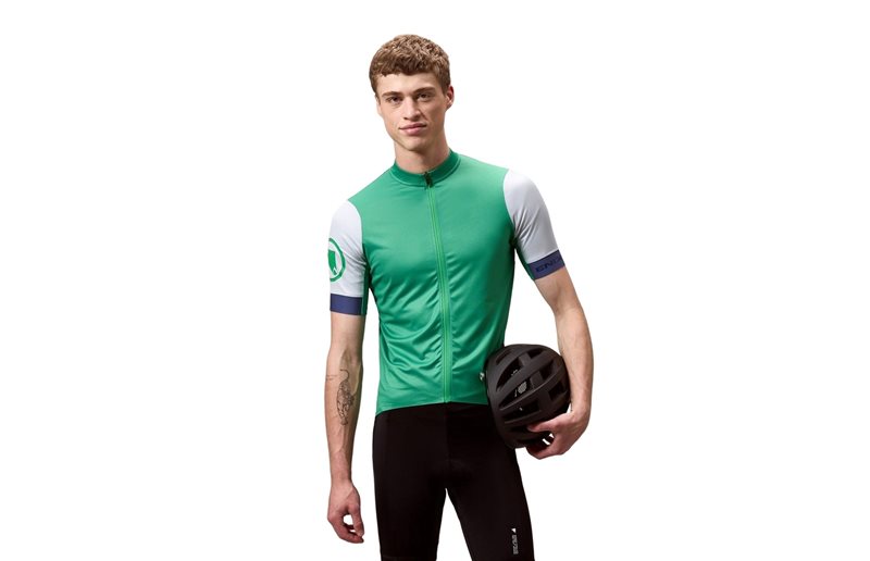 Cykeltröja Endura FS260 S/S Emerald REL