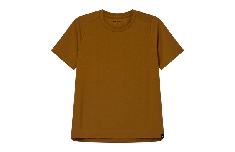 Cykeltröja Endura Women's Loop S/S Tech Trail Bronze