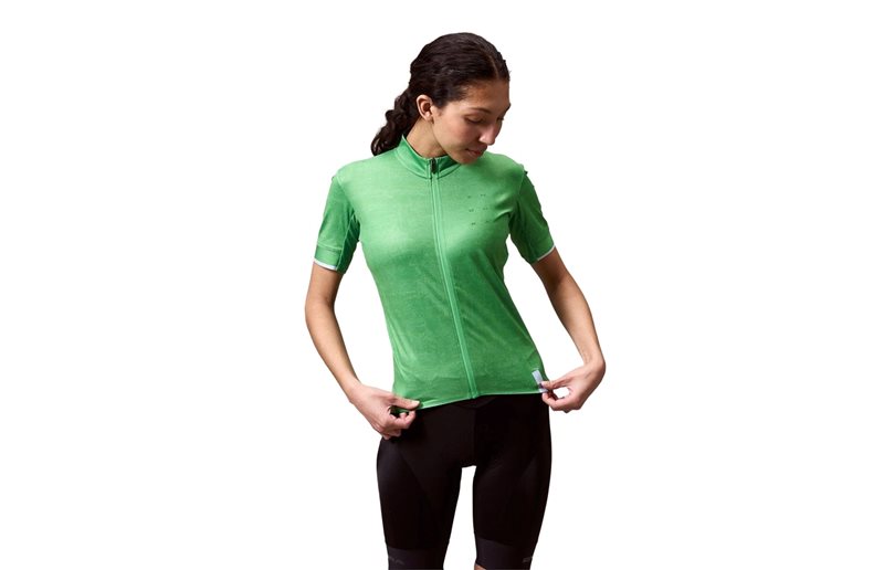 Cykeltröja Endura Women's FS260 Print  S/S Emerald