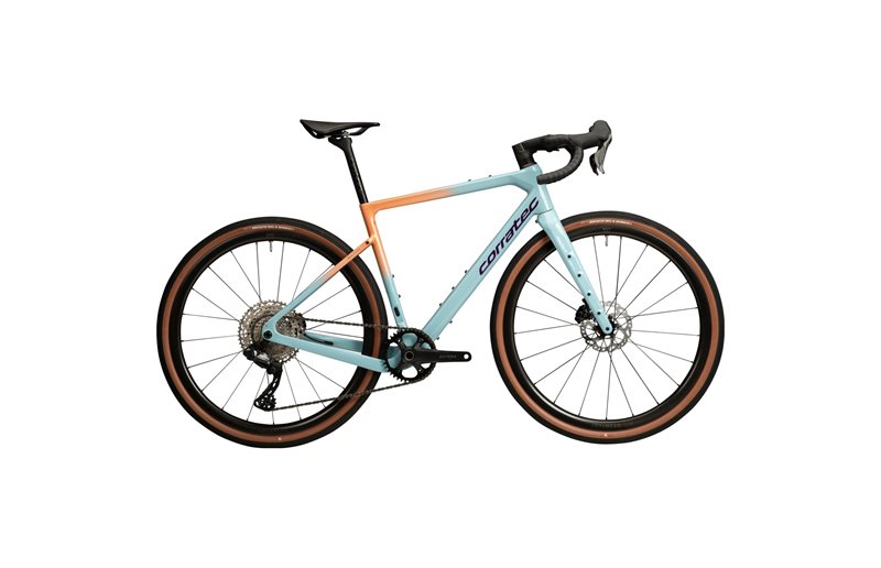 Gravel bike Corratec Allroad C1 Blue-Grey/Copper-Orange/Purple