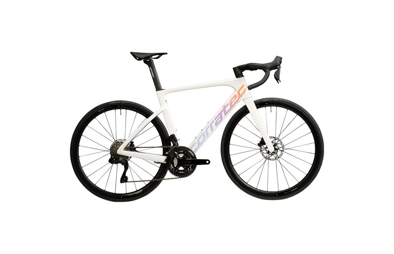 Racercykel Corratec CCT Team Pro White/Lightblue/Lavender/Orange