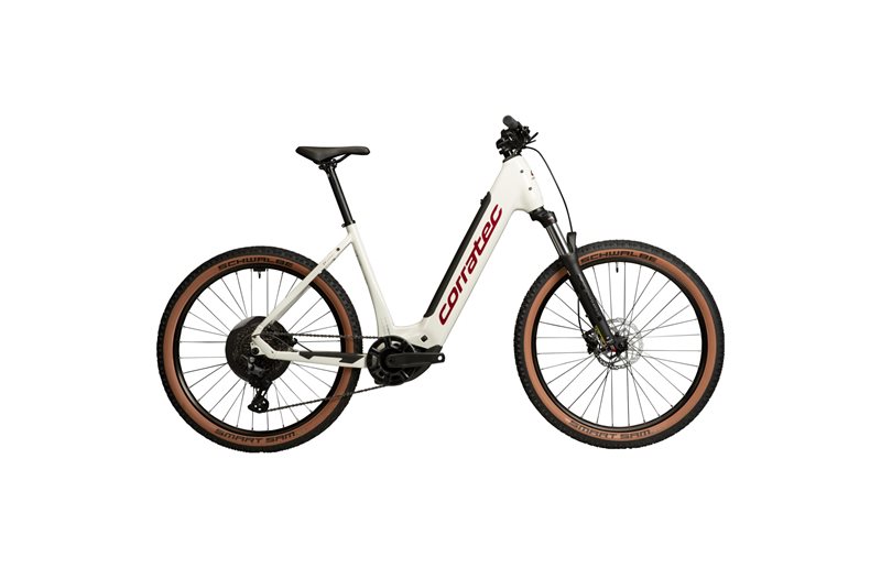 El MTB Corratec E-Power X-Vert Race Wave 600Wh Light Grey/Dark Red/Dark Blue-Grey