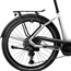 Elcykel Corratec Life CX8 12S Silver/Dark Grey/Red