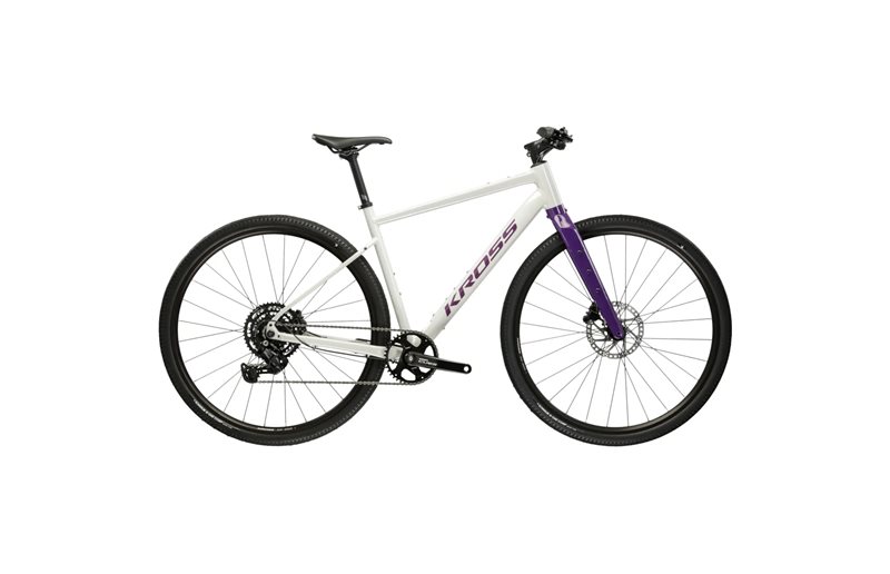Gravel bike Kross Esker 1.0 FL Grey/Purple