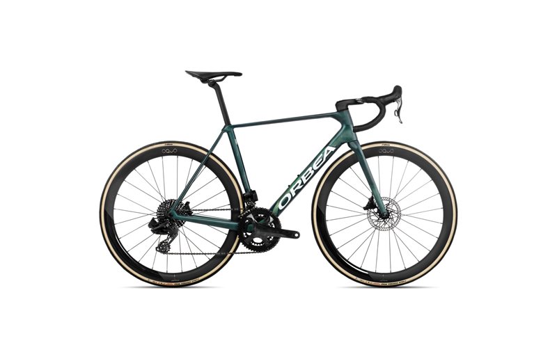 Landeveissykkel Orbea Orca M22 LTD PWR Escape Green/Carbon View