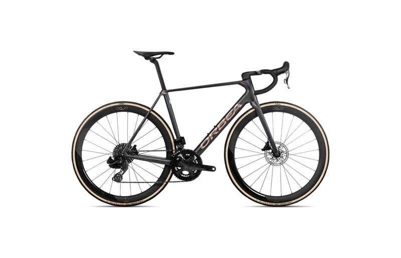 Landeveissykkel Orbea Orca M22 LTD PWR Diamond Carbon/Sunset Carbon