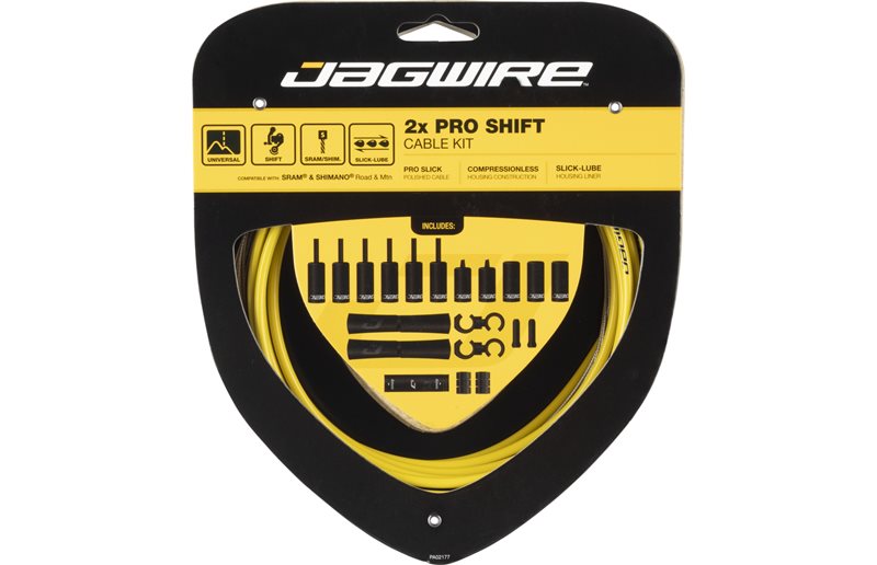 Girkabelsett Jagwire 2x Pro Road/MTB STS-PS behandlad