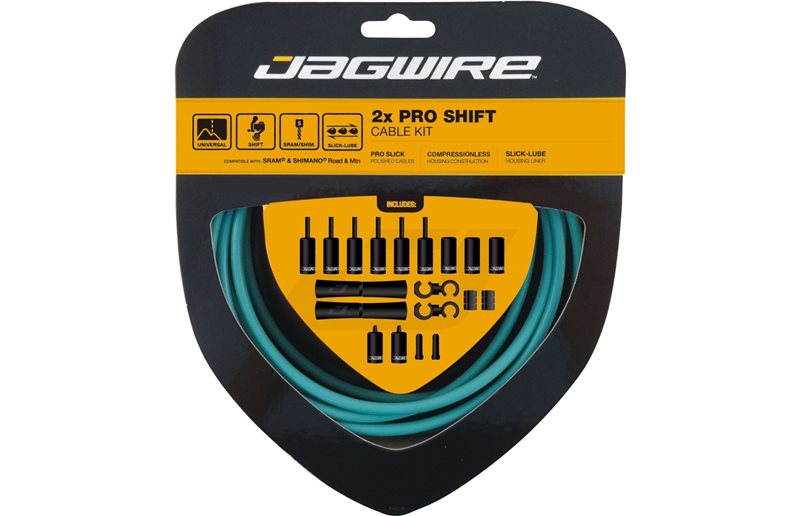 Girkabelsett Jagwire 2x Pro Road/MTB STS-PS behandlad