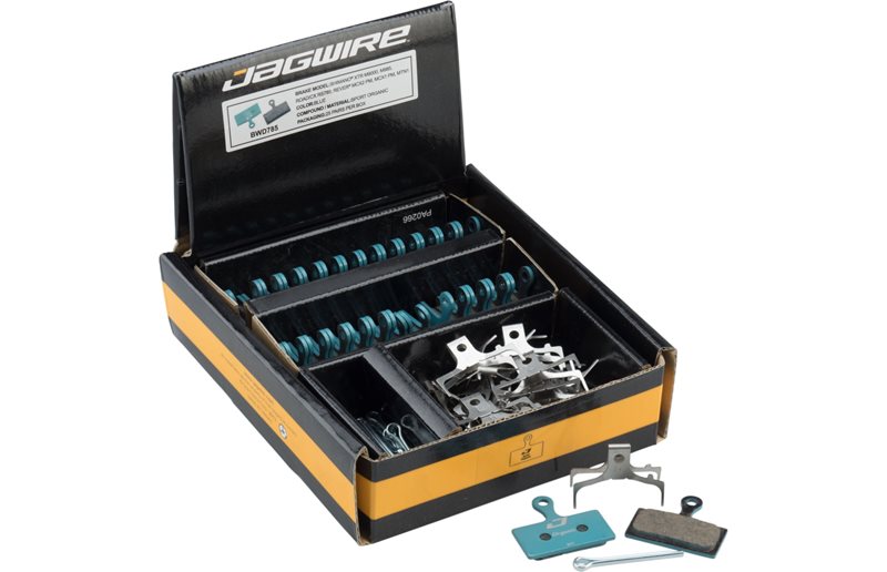 Skivebrems klosser Jagwire Sport organic XTR/XT/SLX/Deore/Road DCA785 1par