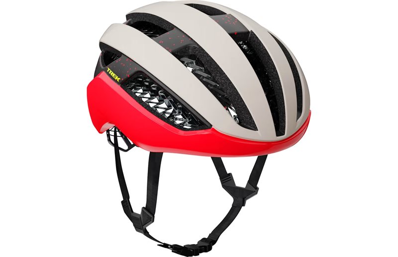 Sykkelhjelm Trek Circuit WaveCel Helmet Era White/Radioactive Coral