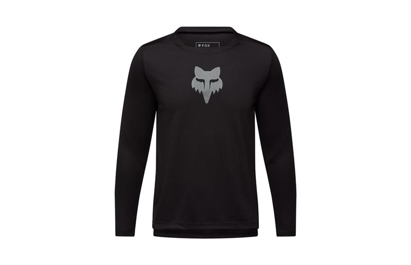 Cykeltröja Fox Jersey Yth Ranger LS Cykeltröja Fox Head Black