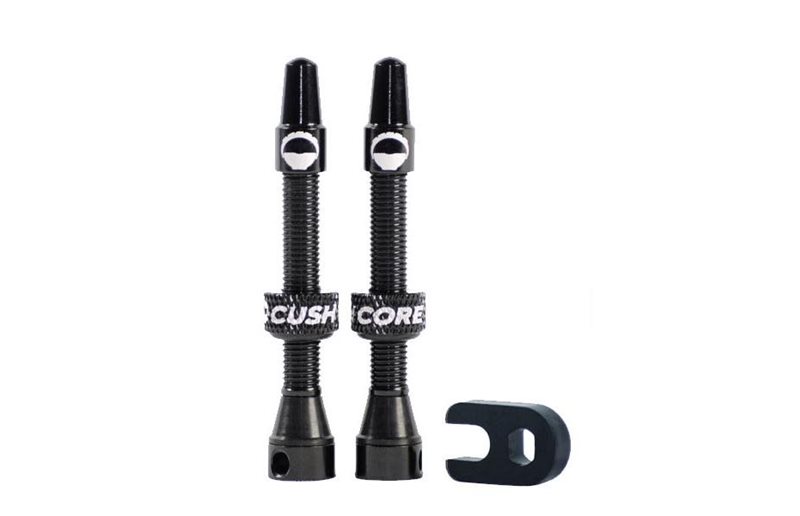 Tubelessventil Cush Core Tubeless Valve Presta Black