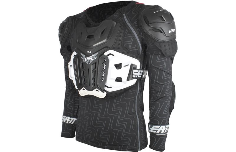 Overkroppsbeskyttelse Leatt Body Protector 4.5 Black/White