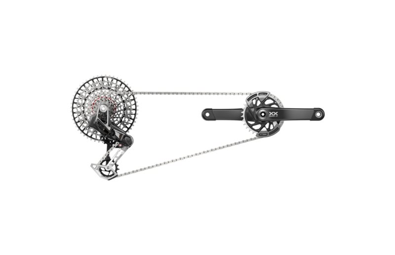 Komponentgruppe SRAM XX AXS Eagle Transmission E-MTB Brose 165mm 36T USB-C