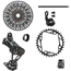 Komponentgruppe SRAM X0 AXS Eagle Transmission E-MTB BCD 104 34T USB-C