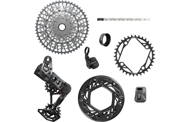 Komponentgruppe SRAM GX AXS Eagle Transmission E-MTB BCD 104 34T USB-C