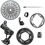 Komponentgruppe SRAM GX AXS Eagle Transmission E-MTB BCD 104 34T USB-C