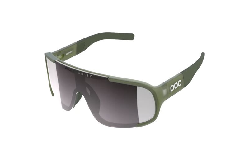 Cykelglasögon Poc Aspire Epidote Green Translucent-Violet/Silver
