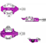 Sykkelpedaler Wolf Tooth DEL Gravel Clipless Pedal Ultraviolet Purple