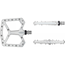Sykkelpedaler Wolf Tooth Ripsaw Pedal Raw Silver