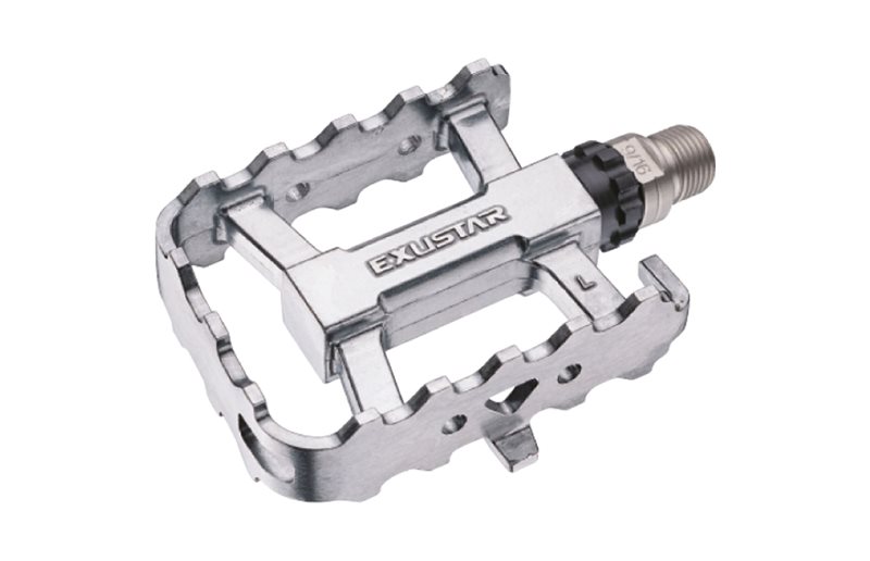 Sykkelpedaler Exustar Flat PM90 Silver