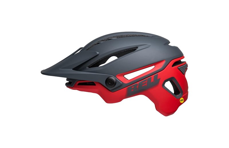 Sykkelhjelm Bell Sixer Mips Mat Gray/Red