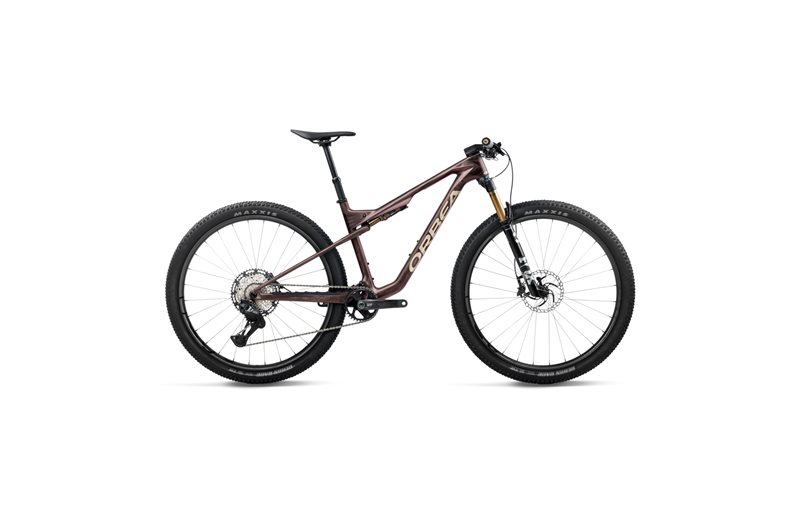 Fulldempet MTB Orbea Oiz M10 Burning Ashes View/Ivory White