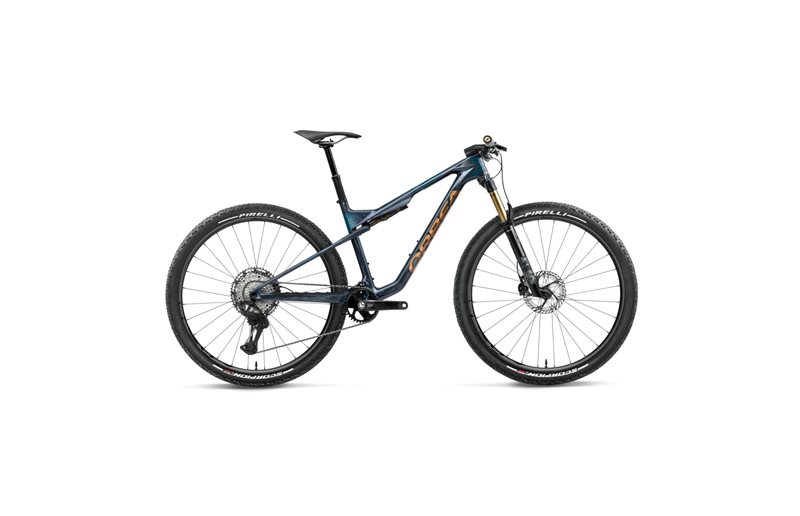 Fulldempet MTB Orbea Oiz M-PRO Fuel Carbon View/Titan Gold