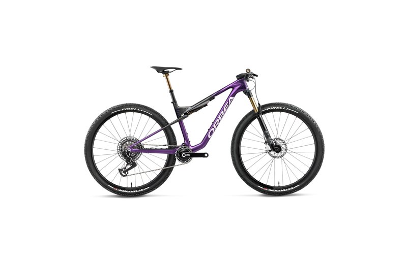 Fulldempet MTB Orbea Oiz M-LTD Royal Plum/Diamond Black Carbon View