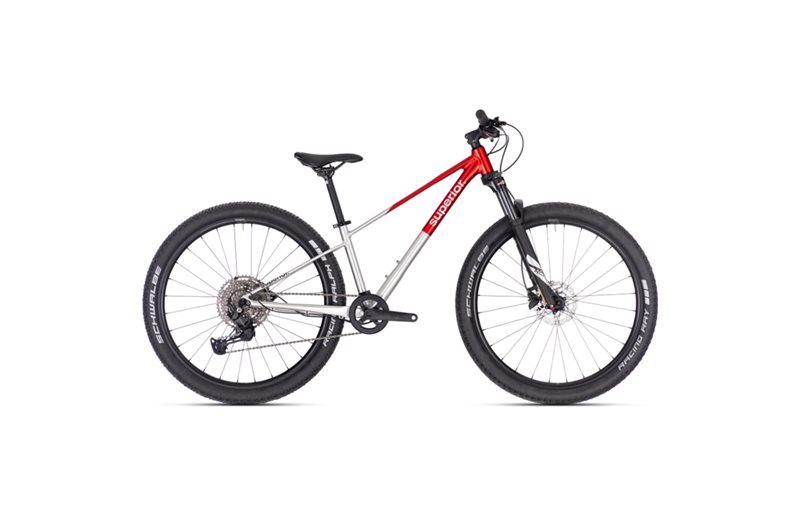 Lasten polkupyörä Superior TEAM 27.3 Gloss Brushed Alu/Red