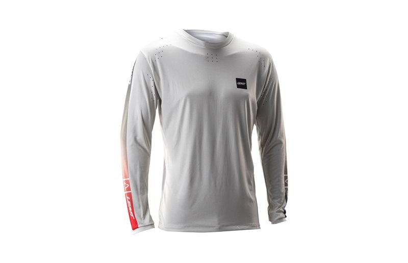 Cykeltröja Leatt Jersey MTB Gravity 4.0 L/S Cream White