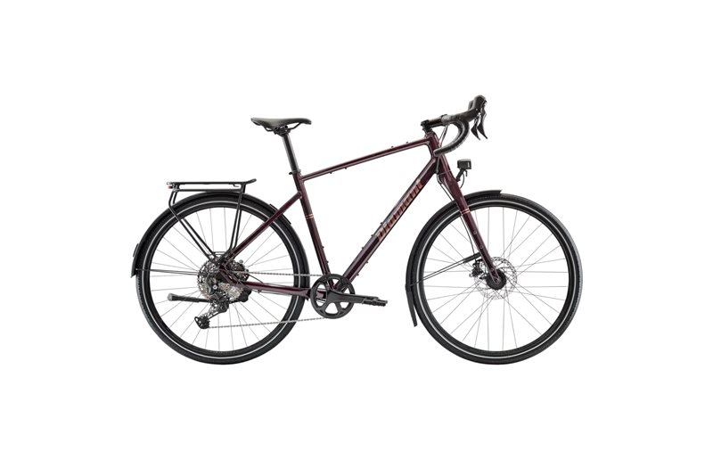 Gravelbike Diamant Nhoma Plus Schwarzkirsch Metallic