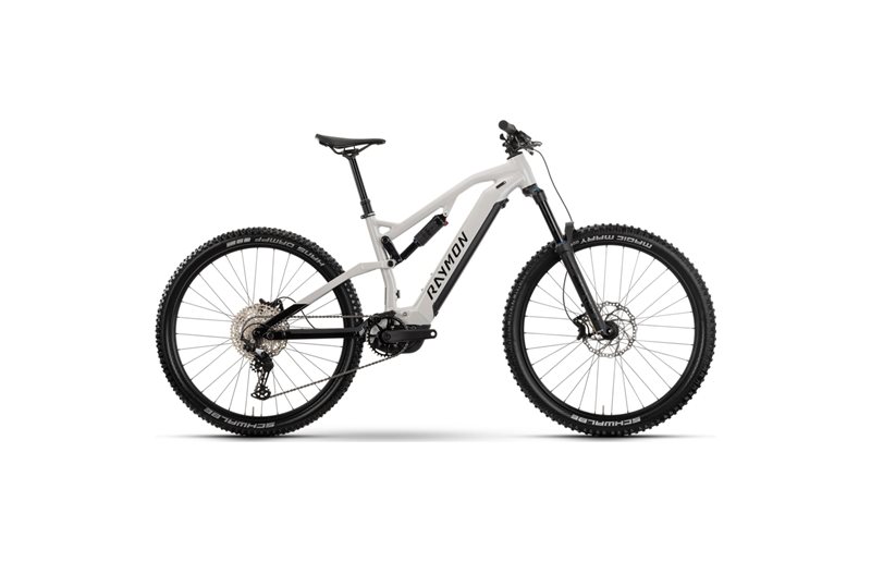 El MTB Raymon Trailray 150 Storm/Black/Violet
