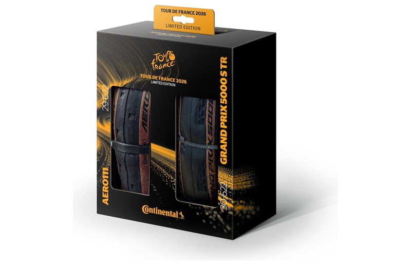 Cykeldäck Continental TdF 2026 Limited Edition Race Set - Aero 111 TR 29C & GP 5000 S TR 30C
