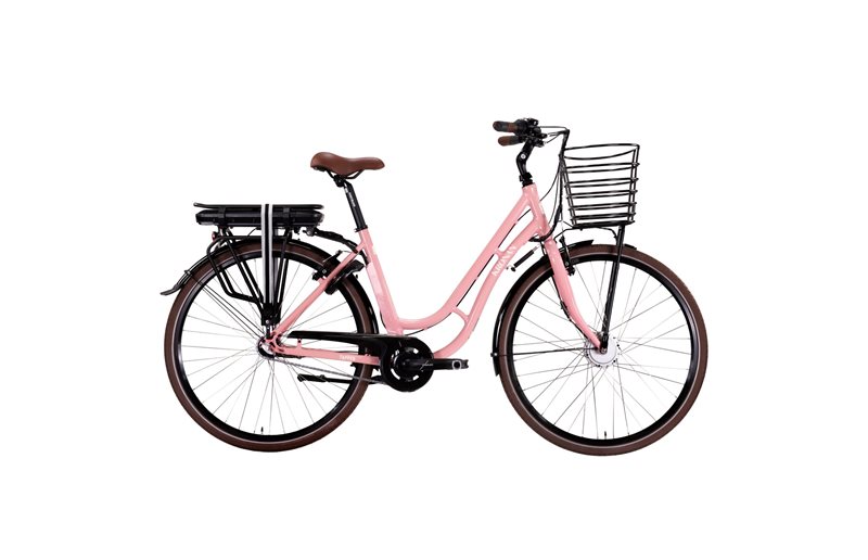 Elsykkel dame Kronan Tapper Pink Gloss
