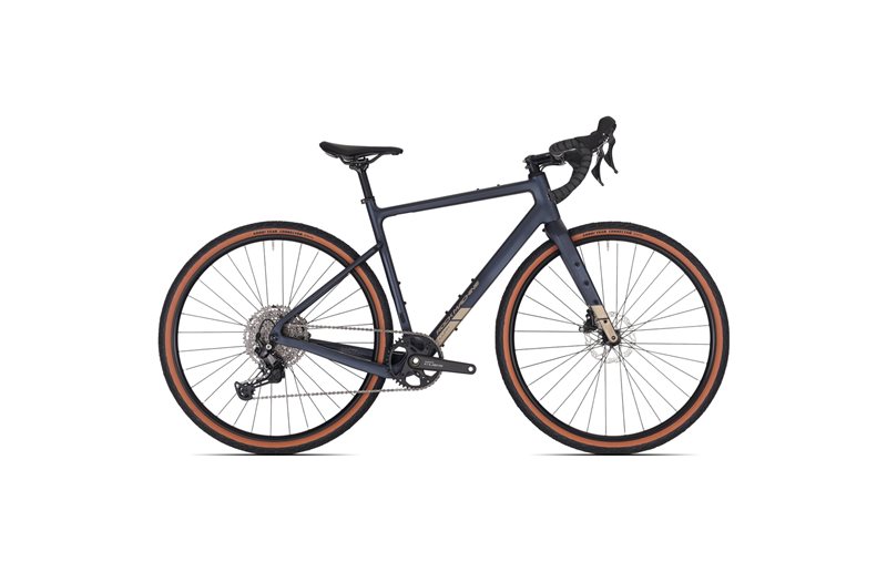 Gravel bike Rock Machine Lukk Cr 30 Matte Deep Ocean Blue