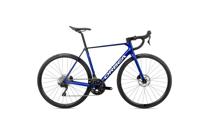 Racersykkel allround Orbea Orca M30 Cobalt Blue/Carbon Raw