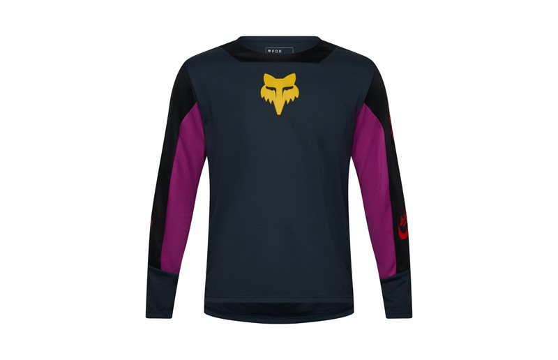 Sykkeltrøye FOX Yth Defend LS Jersey Creation Galaxy Blue