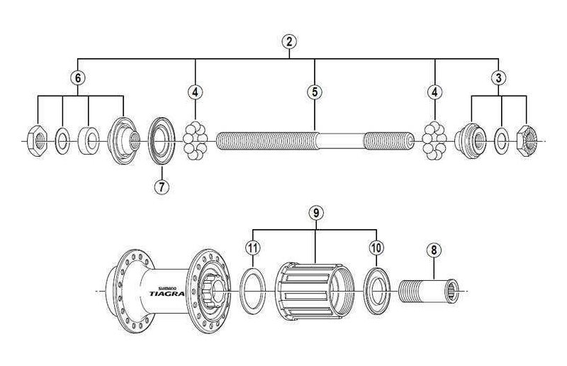 Shimano Frihjulsbody Fh-4500