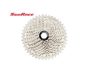 Kasetti SunRace CSMS3 10-vaihteinen HG Shimano/SRAM 11-42T Hopea