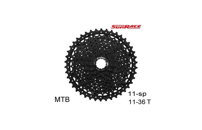 Kasetti SunRace CSMS8 11-vaihteinen HG 11-36T Musta