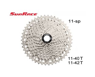 Kasetti SunRace CSMS8 11-vaihteinen HG 11-42T Hopea
