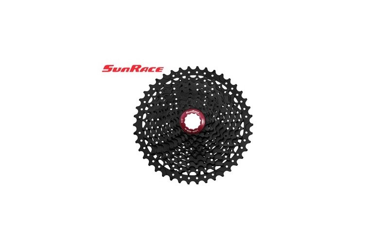 Kasetti SunRace CSMX3 10-vaihteinen HG Shimano/SRAM 11-42T Musta