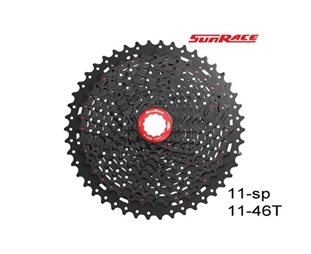 Kasetti SunRace CSMX8 11-vaihteinen HG 11-46T Musta