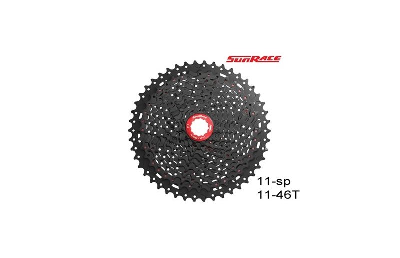 Kasetti SunRace CSMX8 11-vaihteinen HG 11-46T Musta