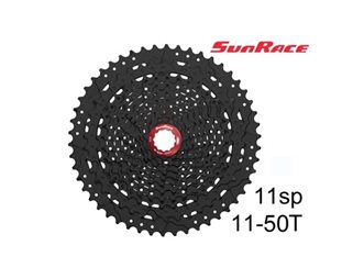 Kasetti SunRace CSMX8 11-vaihteinen HG 11-50T Musta
