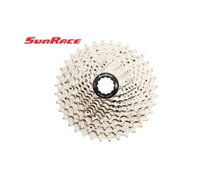 Kasetti SunRace CSMS1 10-vaihteinen HG Shimano/SRAM 11-36T Hopea