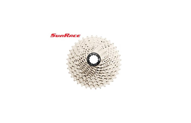 Kasetti SunRace CSMS1 10-vaihteinen HG Shimano/SRAM 11-36T Hopea