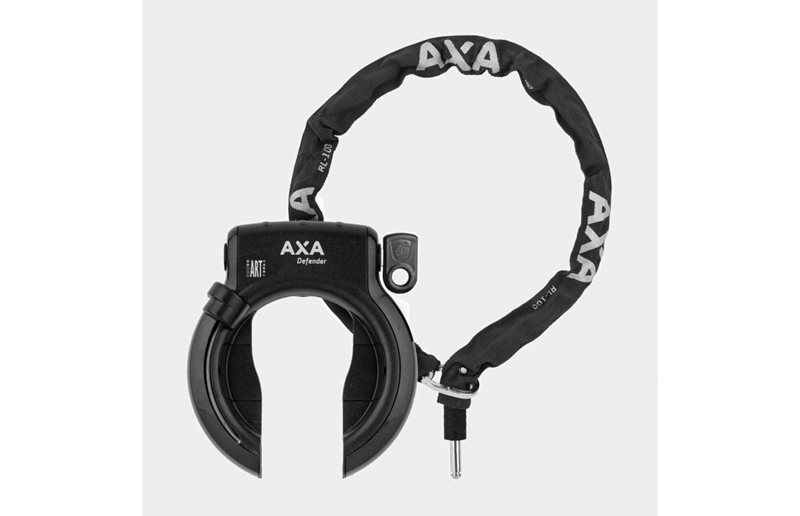 AXA Ramlås Defender + AXA Ramlåskätting Plug-in RLC 100 cm 5.5 mm