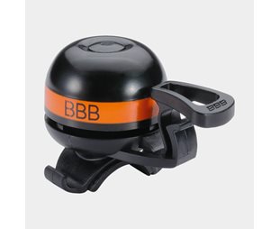 BBB Ringklokke Easyfit Deluxe ¥32 mm Messing Svart/Orange
